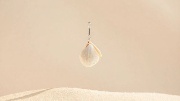 Explore chic shell-based ear accessories with ethical origins